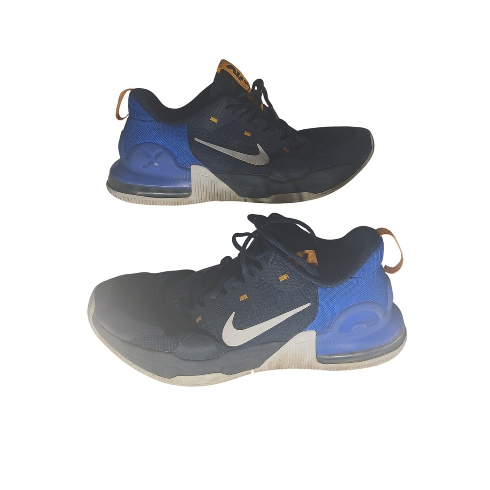 Nike Zoom Freak 4 Basketball Shoes Navy Blue White Orange Men Size 12 DM0829 401